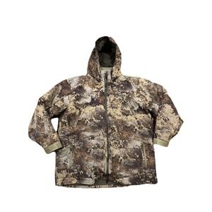 Cabela's Parka 3n1 Camo Jacket Northern Flight Camo Cold Weather Prairie Sz 2XL